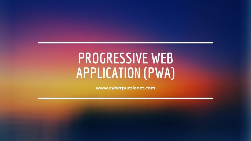 Progressive web applications