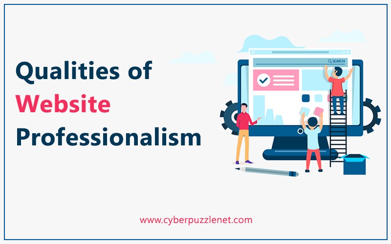 Qualities of website professionalism